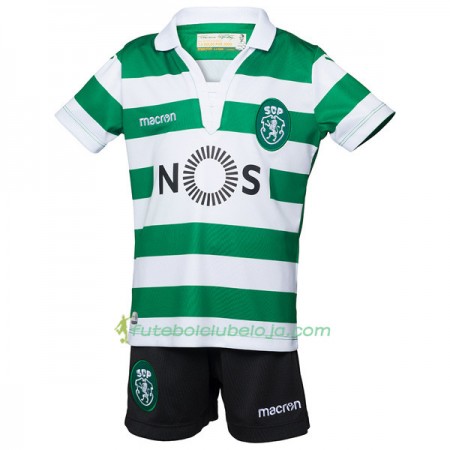 Camisola Sporting CP Criança Equipamento Principal 2018-2019 Manga Curta